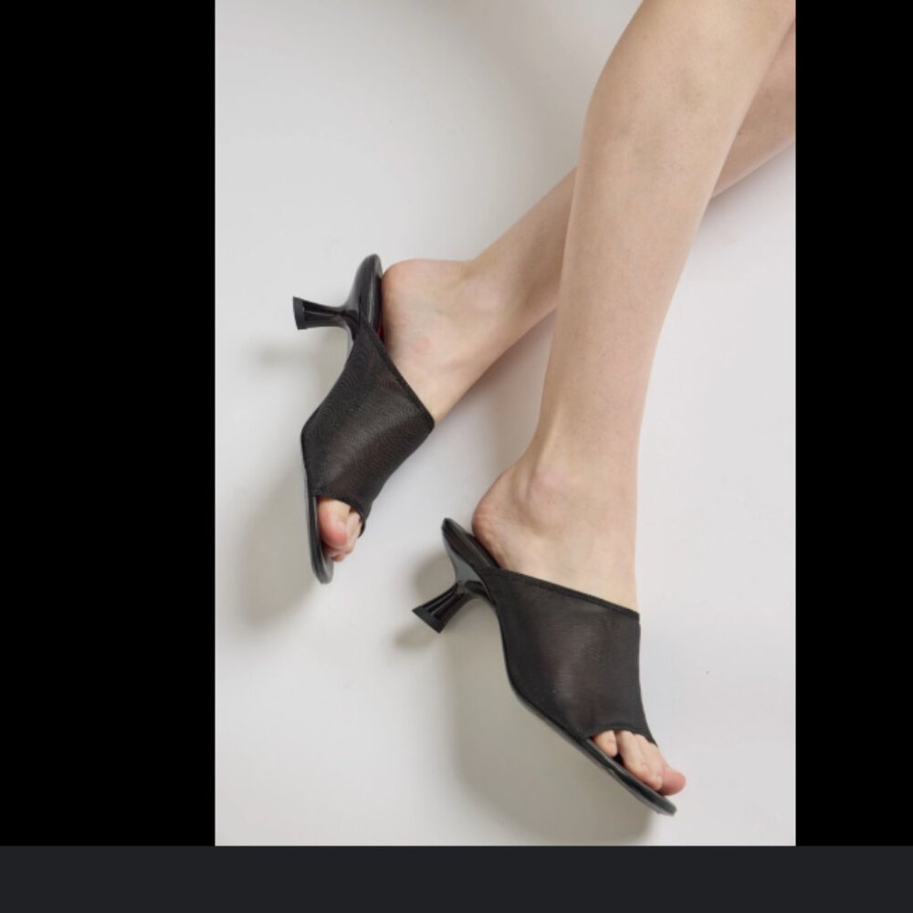SIMON MILLER Mesh Beep Heel Black Size 36